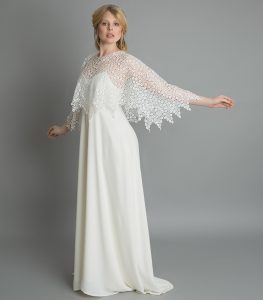 Lace bolero from bridal boutique in Stratford Upon Avon