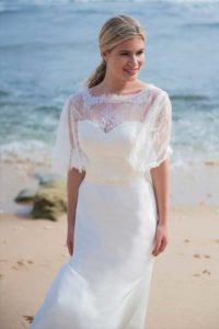 Designer bolero top by Ivory and Co at Boho Bride boutique in Stratford Upon Avon, Warwickshire
