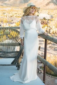 Bohemian Bolero by Ivory and Co elegant summer wedding dresses in North England