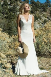 Country Belle by Ivory and Co flattering wedding dresses in Stratford-Upon-Avon
