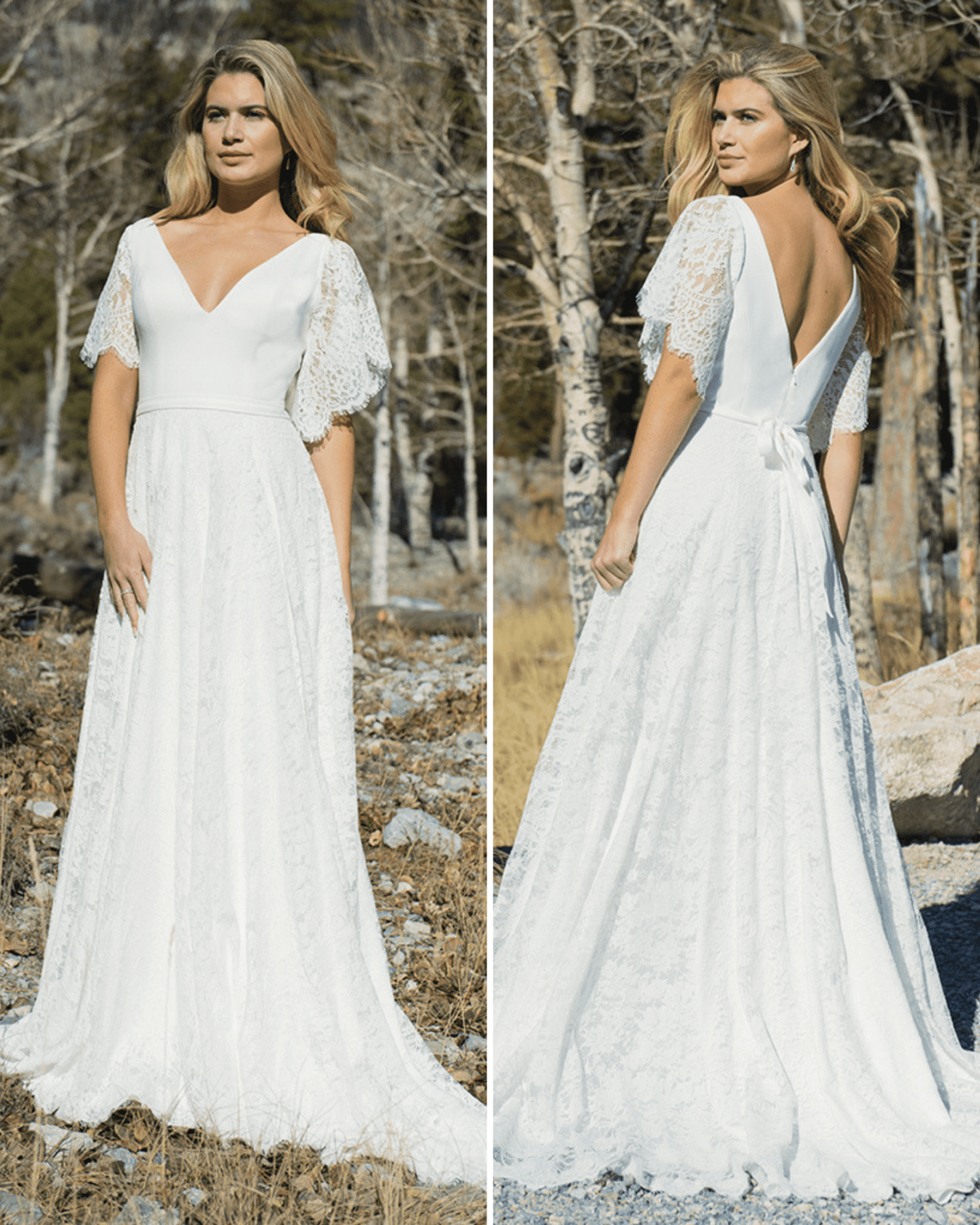 Wedding Dress Guide: Petite Inverted Triangle Shape