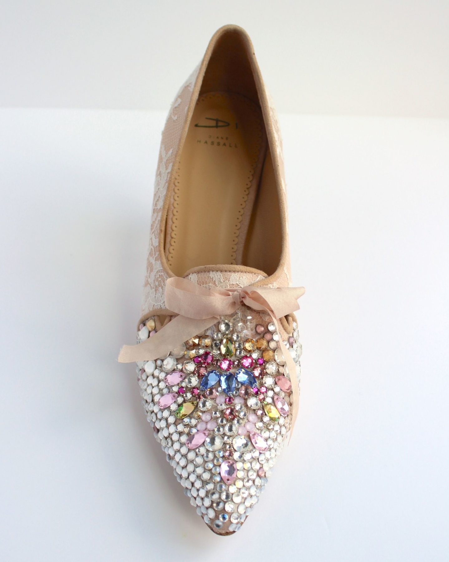 Diane Hassall vintage wedding shoes