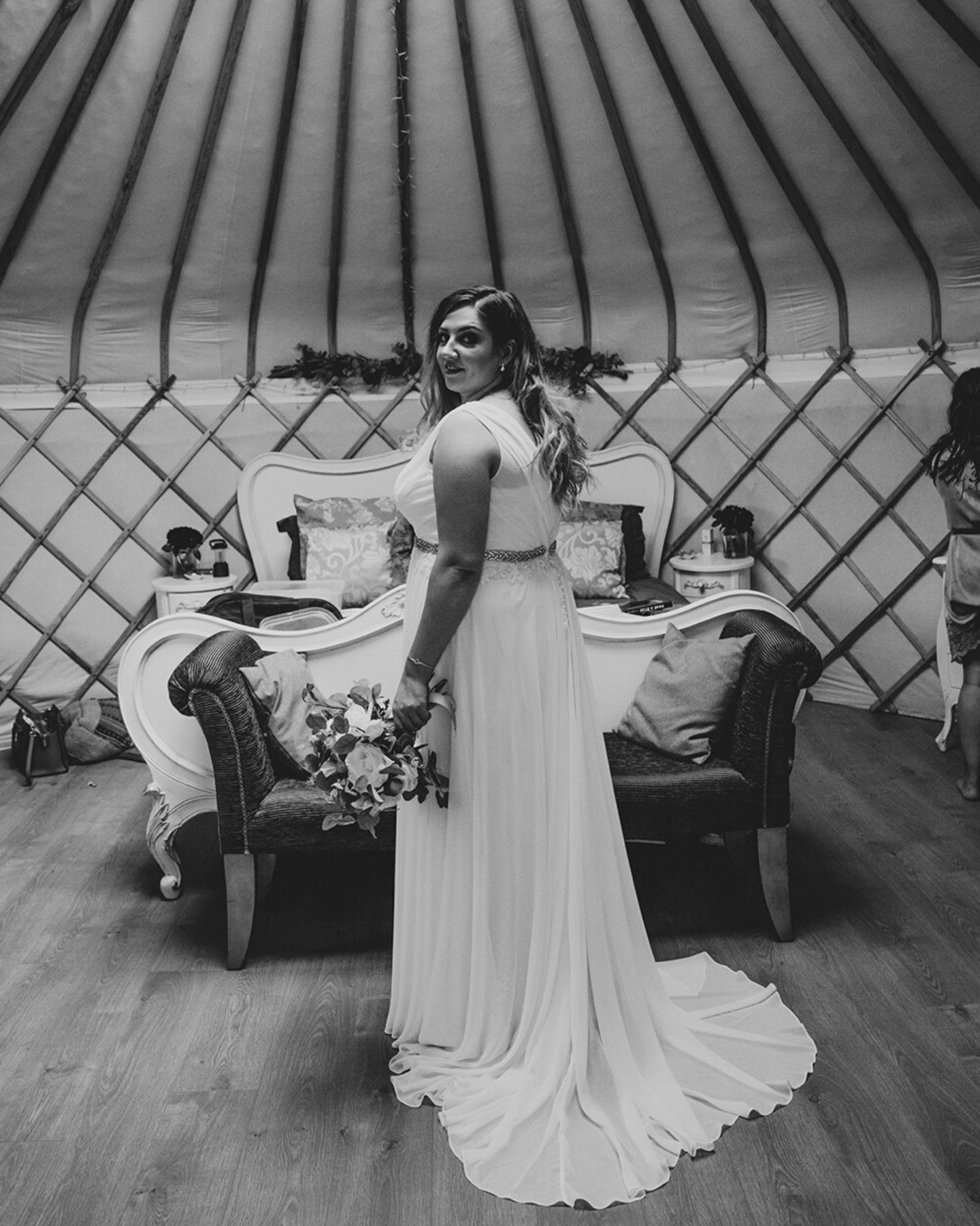 Bespoke wedding dress by Boho Bride boutique Stratford Upon Avon