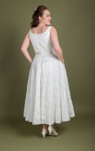 Tea length designer plus size wedding dress Stratford-Upon-Avon