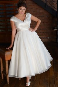 Plus size Lois Wild wedding dress in Stratford-Upon-Avon