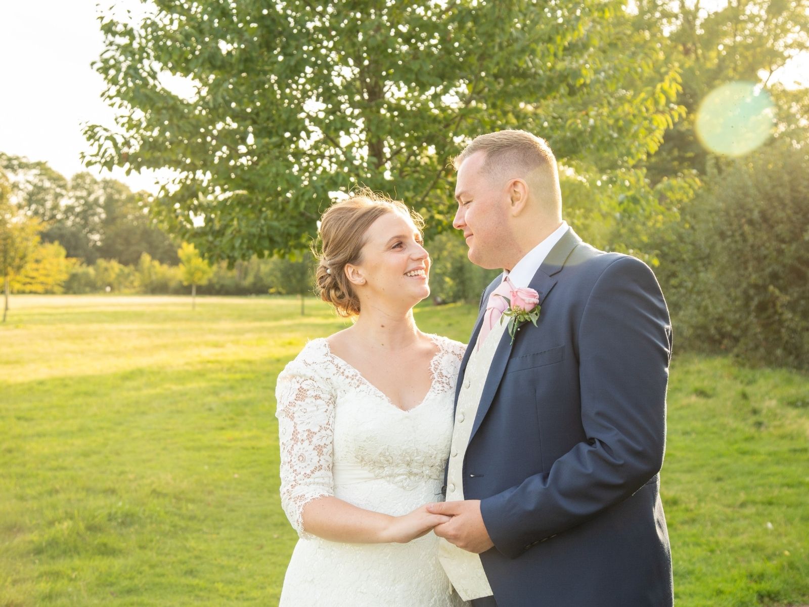 Boho Bride Rachel and her husband Shaun