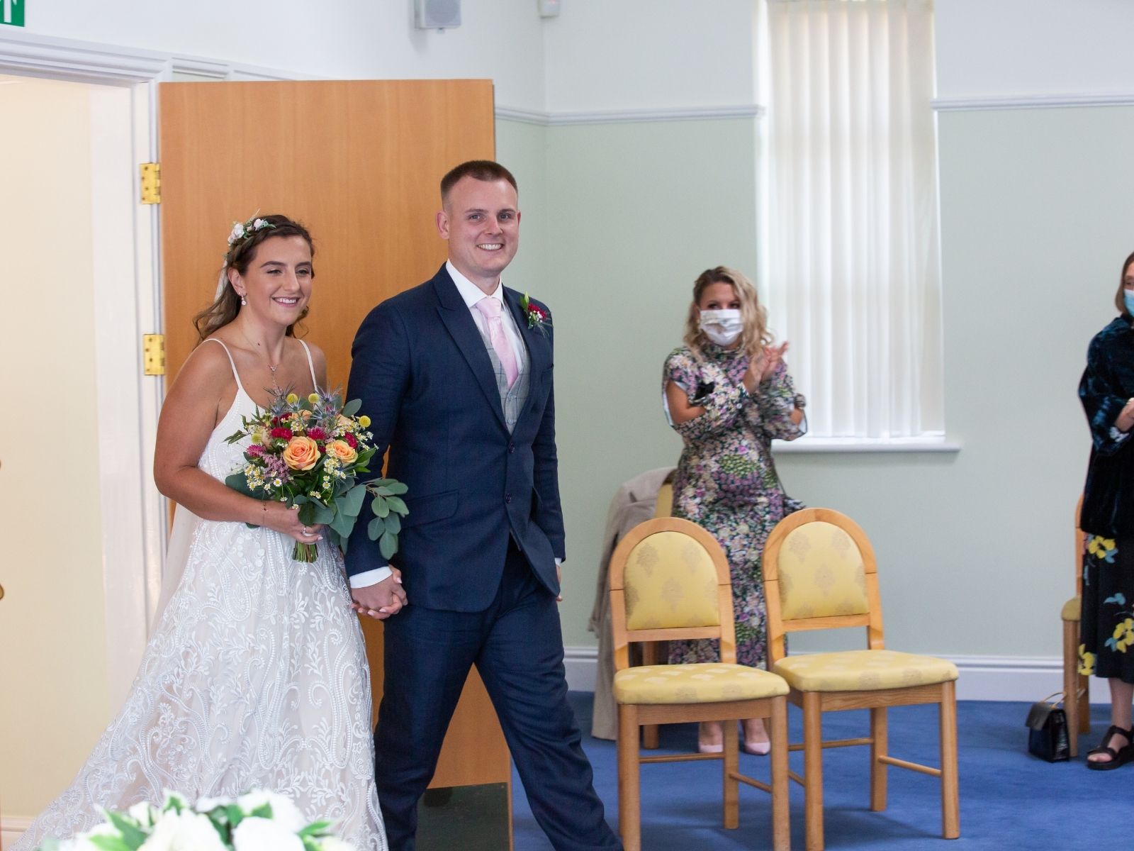 Lockdown wedding ceremony