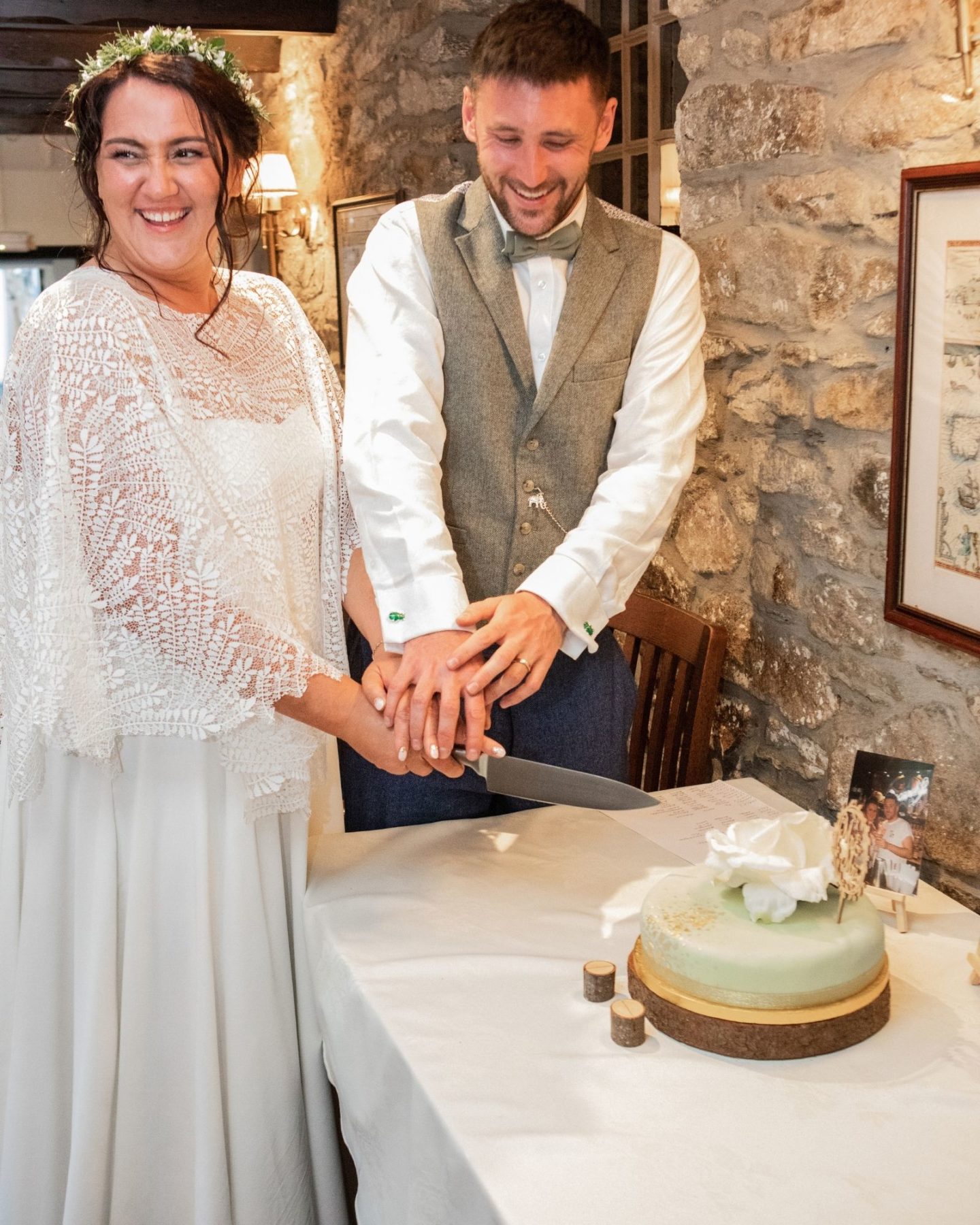 Bohemian wedding bespoke boho wedding dress