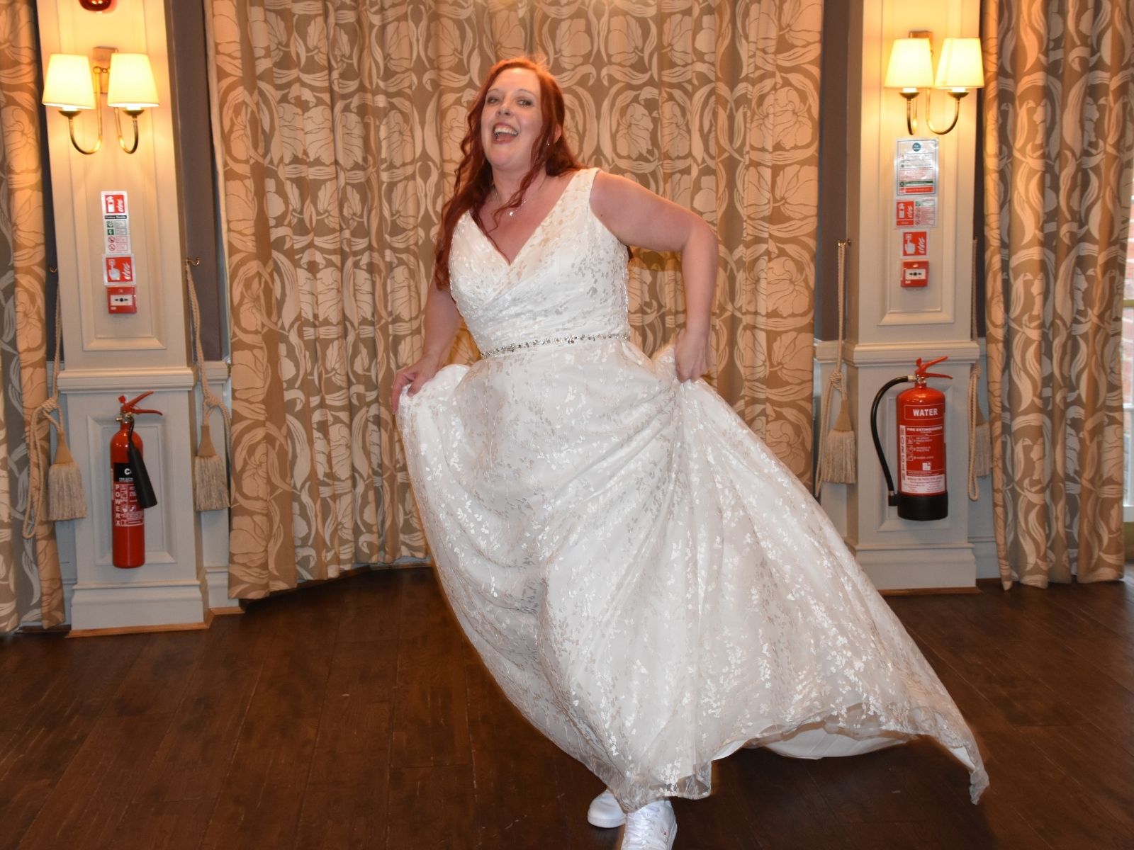 Millie May full length wedding dress