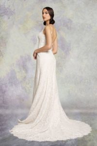 Boho style wedding dress