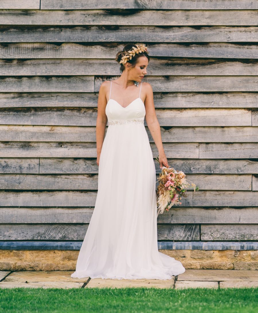 Fall boho outlet wedding dress