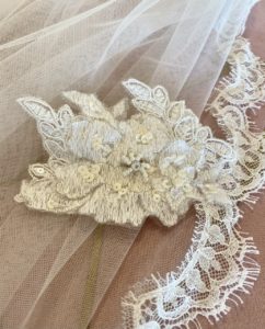 Boho Lace Bustle Pin